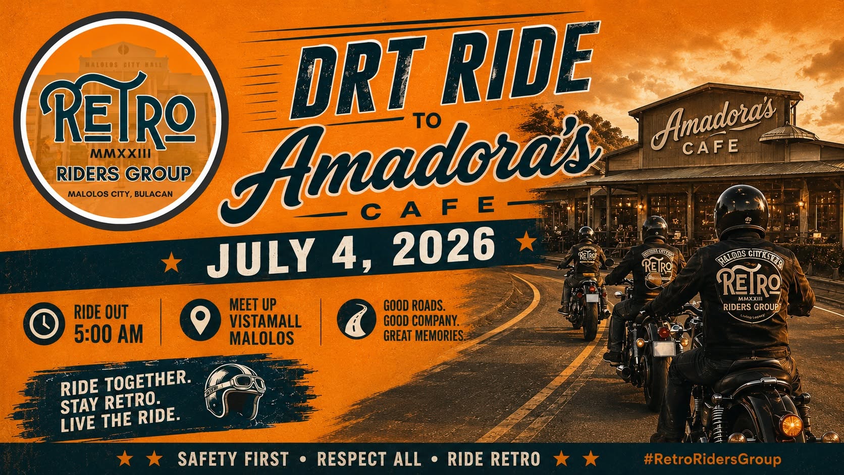 DRT Ride to Amadora's Cafe